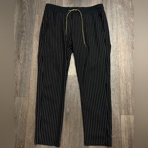 F21 crop striped pants
